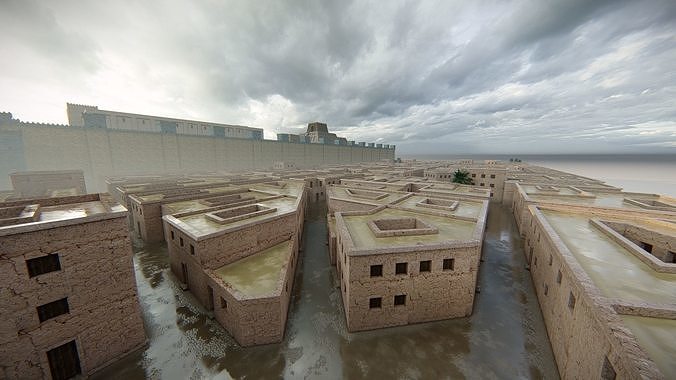 Fortress of Babylon 3D model 6
