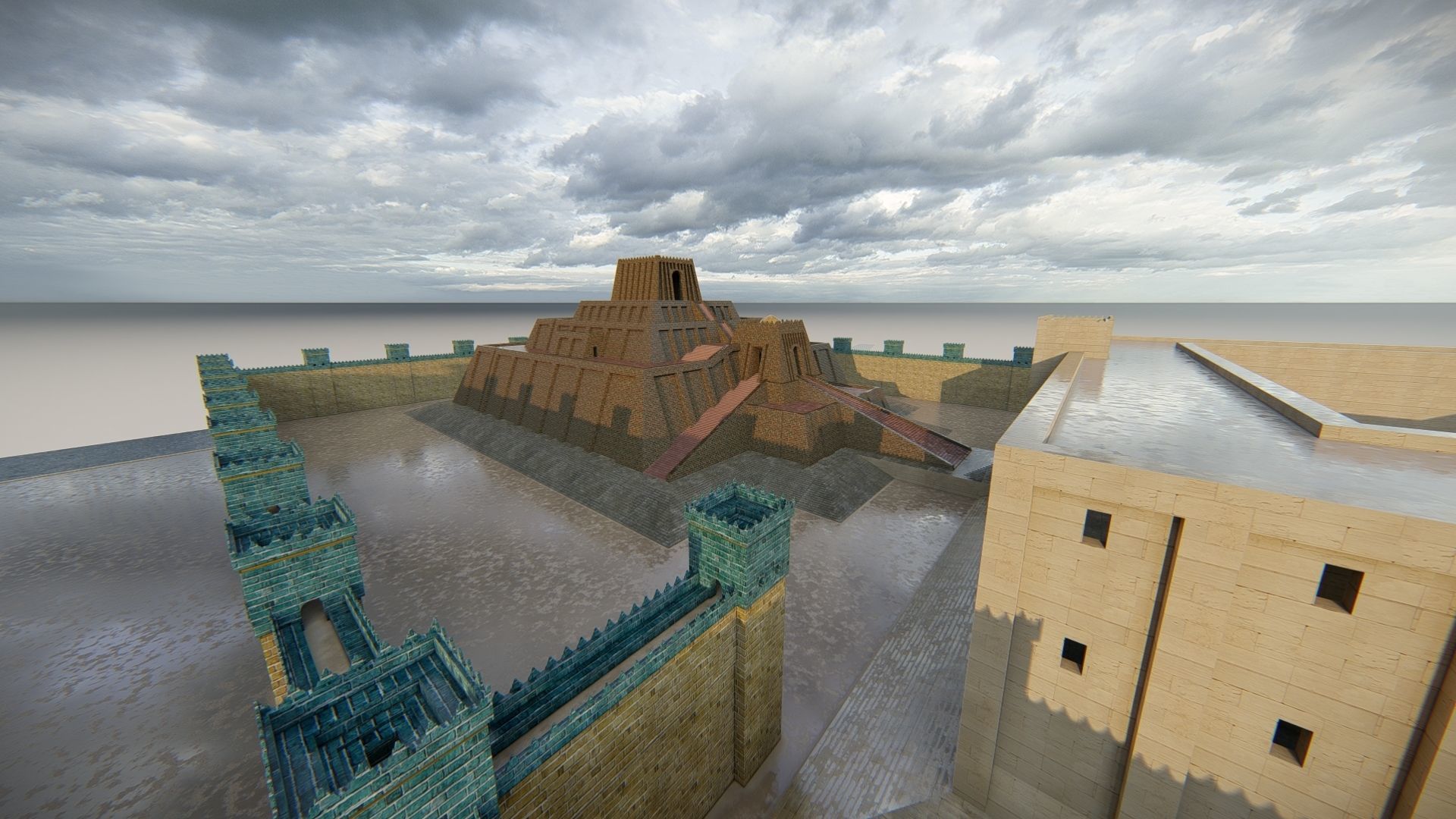 Fortress of Babylon 3D model_9