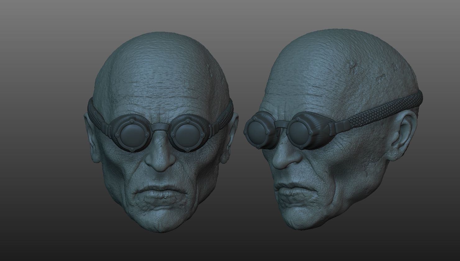 Mr Freeze Headsculpt - One12  3D print model_1