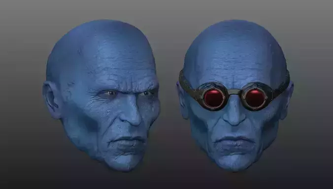 Mr Freeze Headsculpt - One12  3D print model