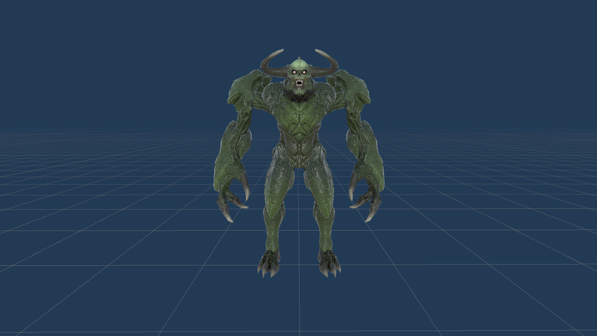 High Demon 3 Low-poly 3D model_26