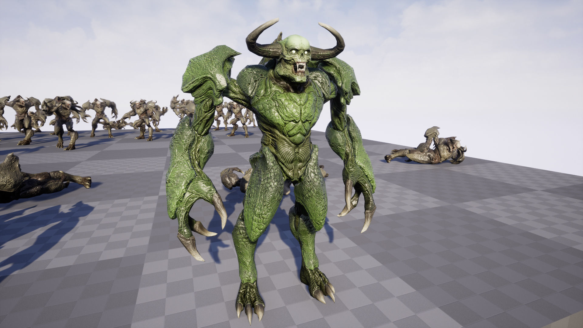 High Demon 3 Low-poly 3D model_23
