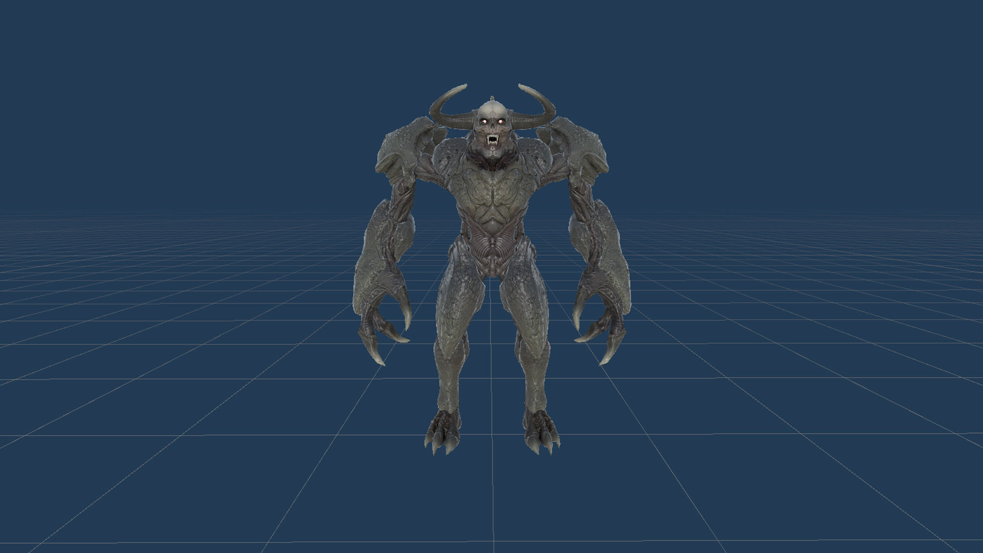 High Demon 3 Low-poly 3D model_25