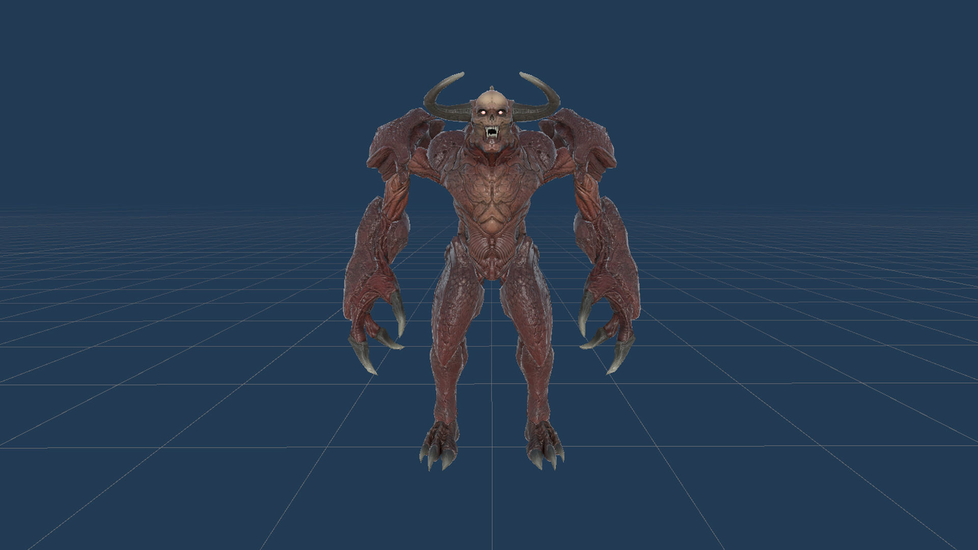 High Demon 3 Low-poly 3D model_27