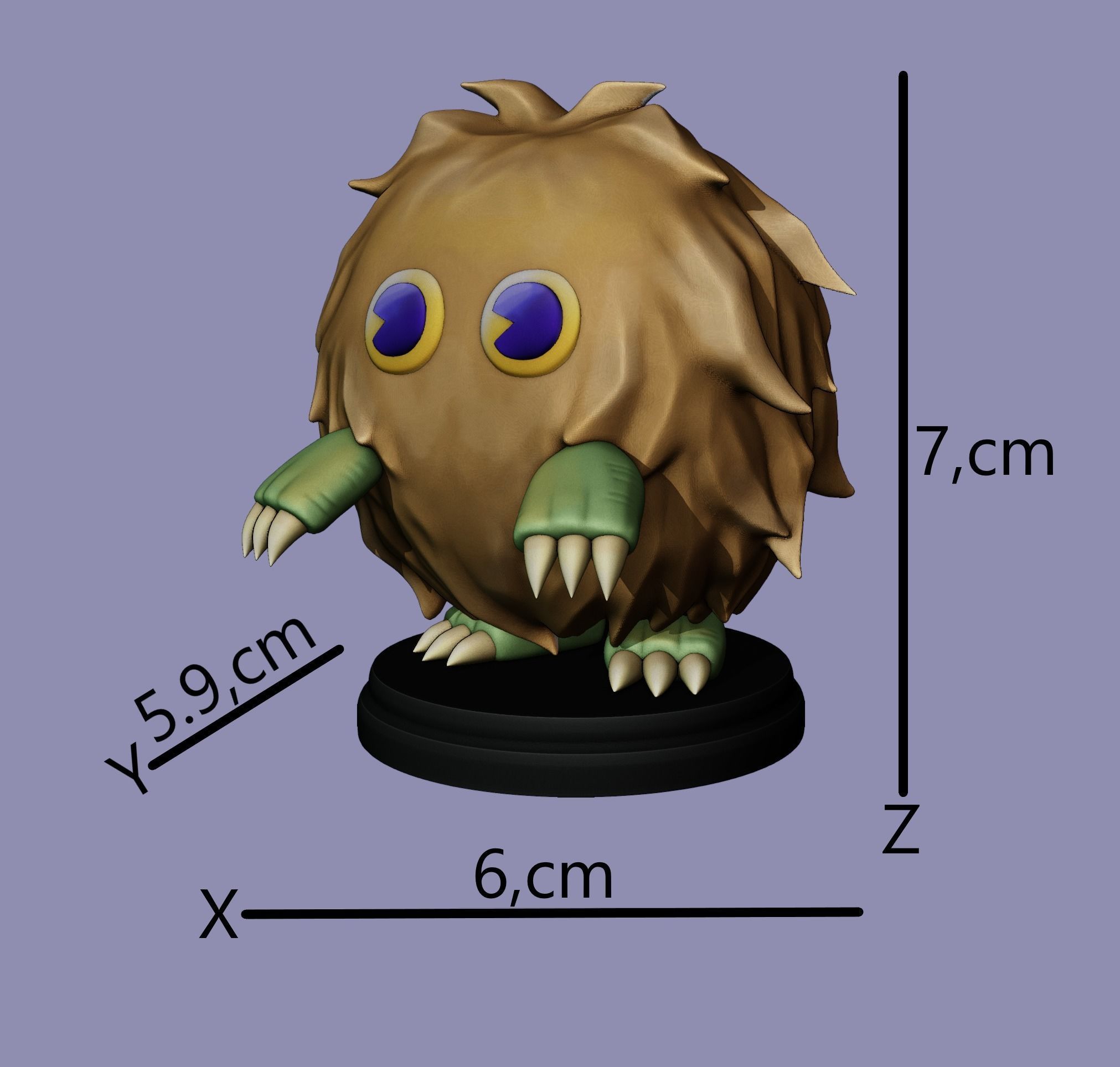 kuriboh figure - yugioh 3D print model_4