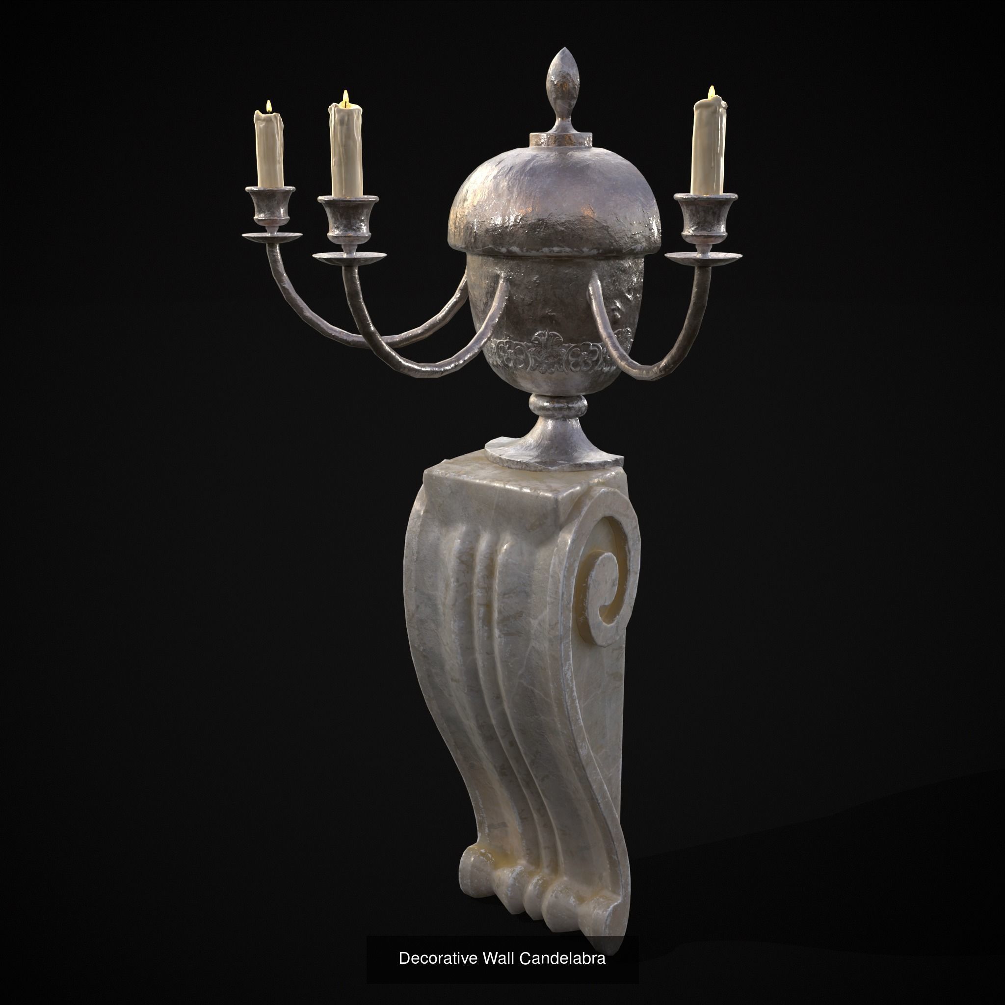 Medieval Lights Mix Five 3D Model Collection_8
