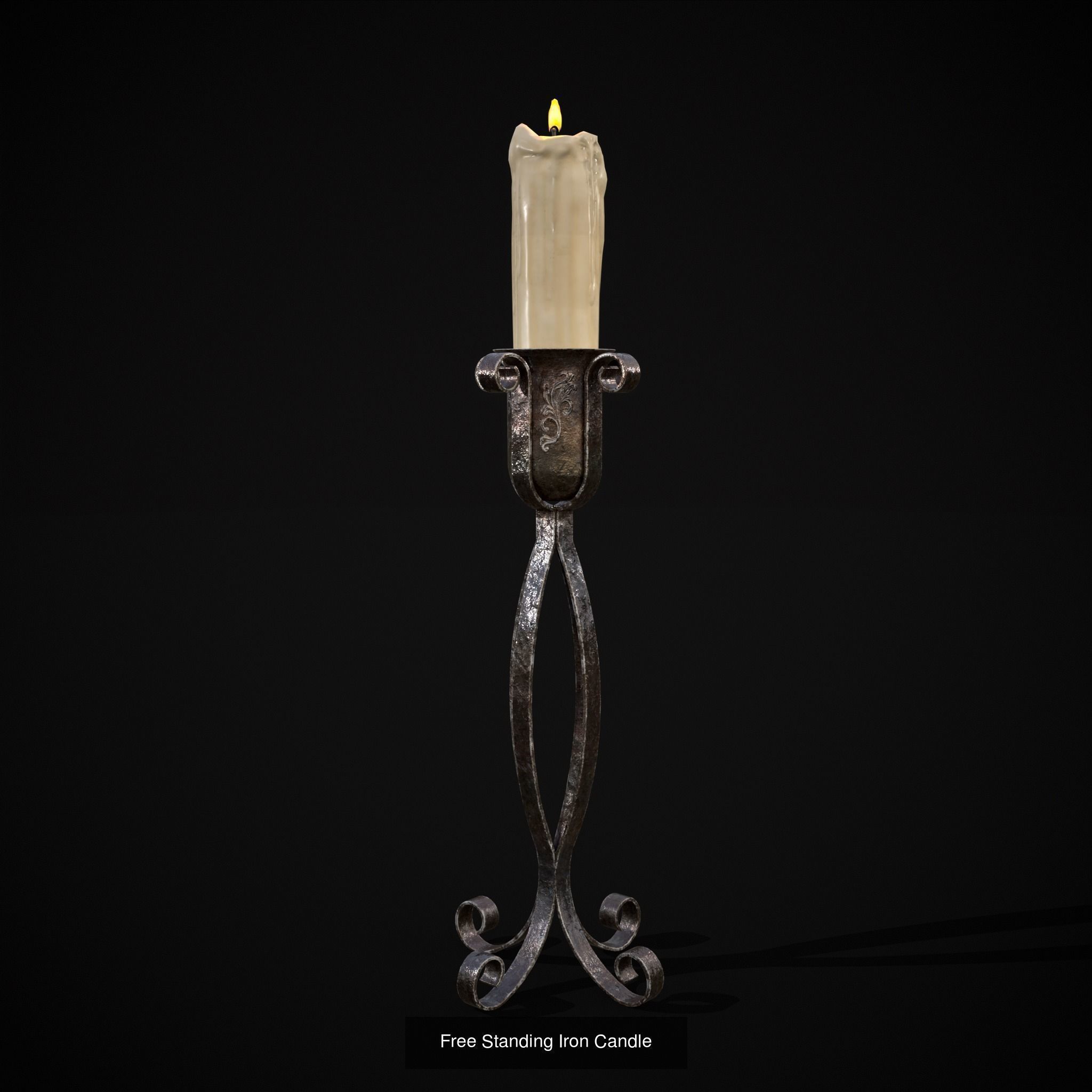 Medieval Lights Mix Five 3D Model Collection_7