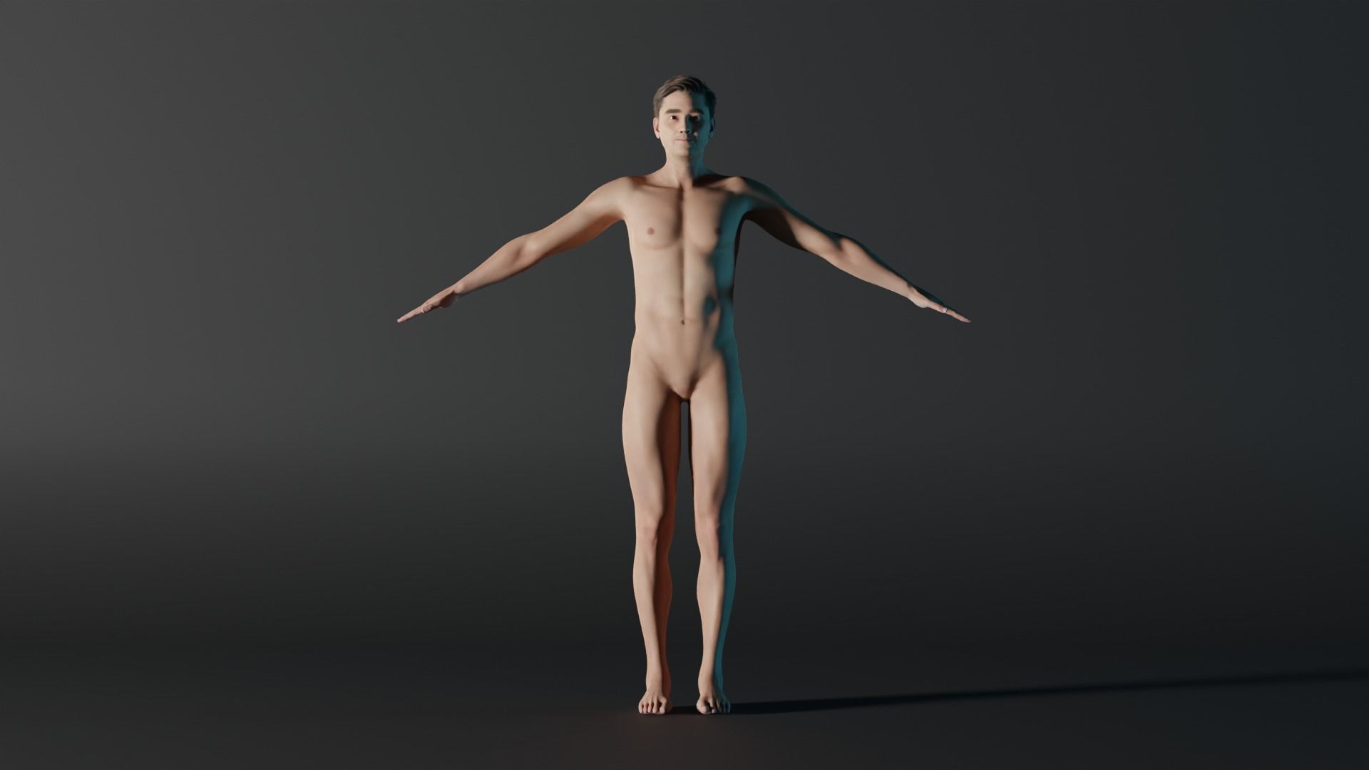 Realistic Male - Louis 3D model_1