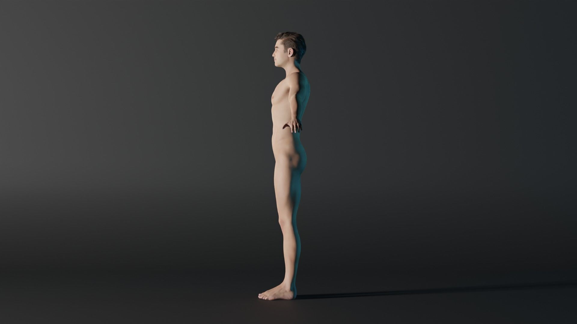 Realistic Male - Louis 3D model_4