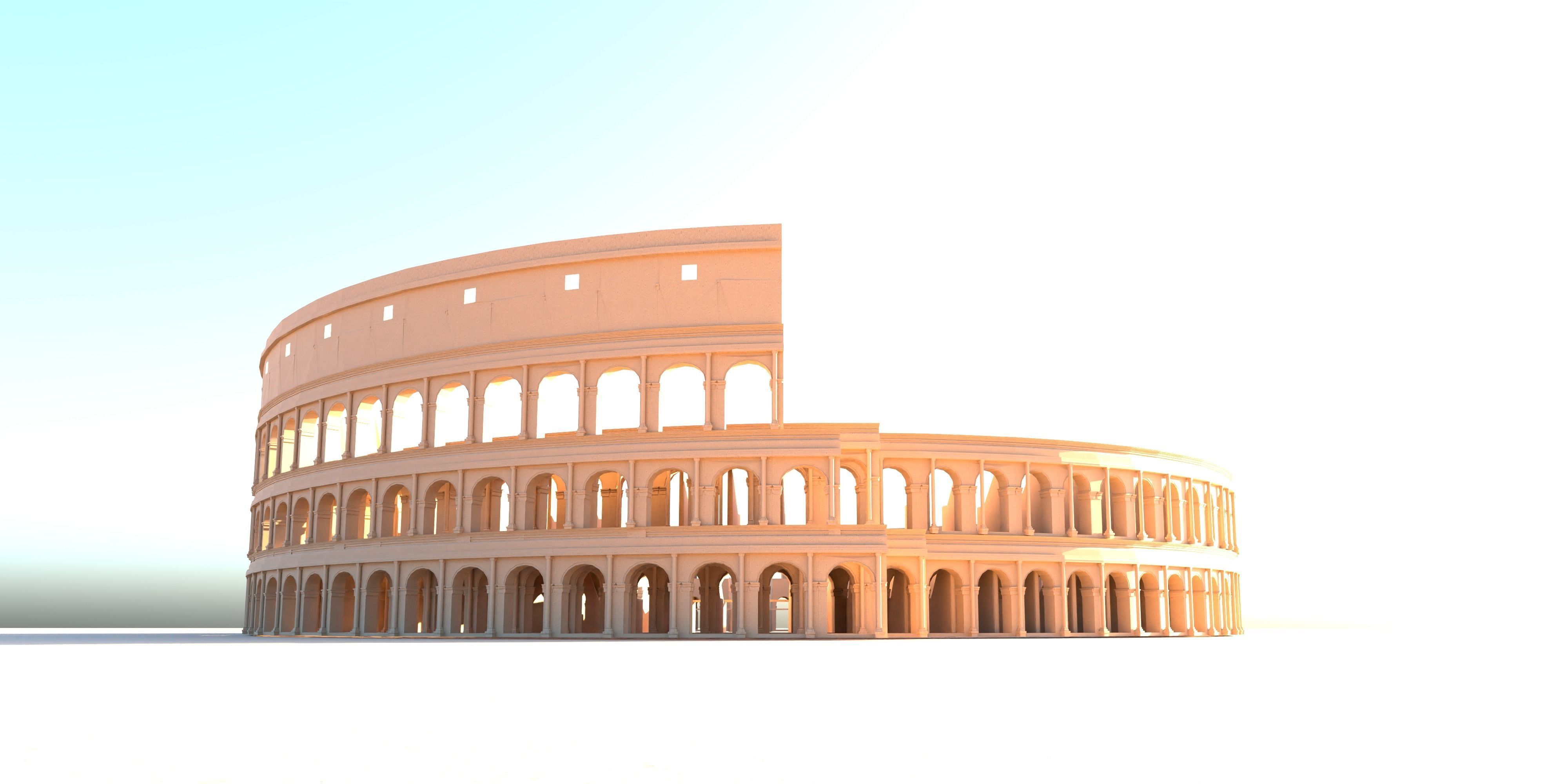 Coliseum 3D Model 3D model_14