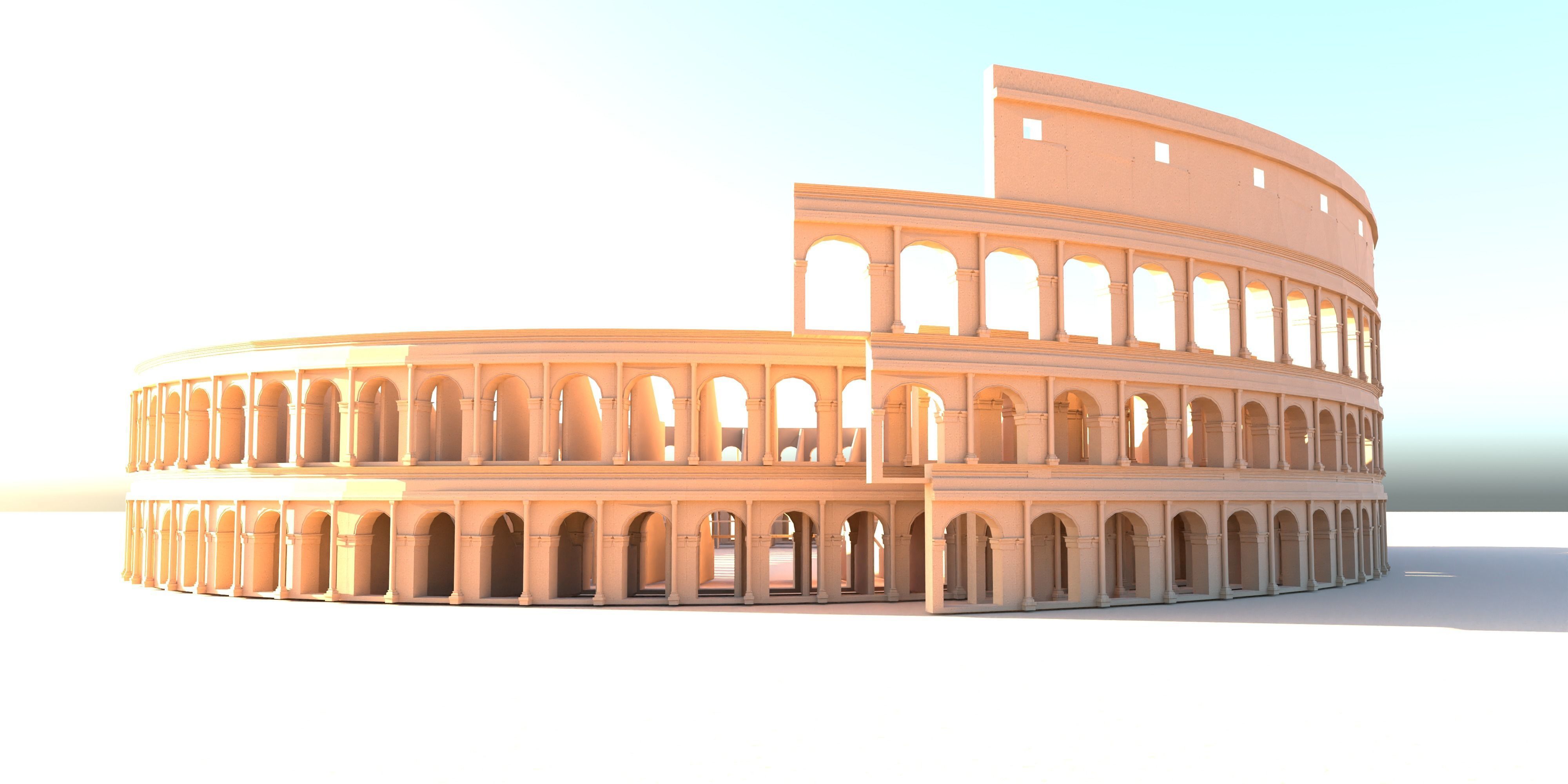 Coliseum 3D Model 3D model_12