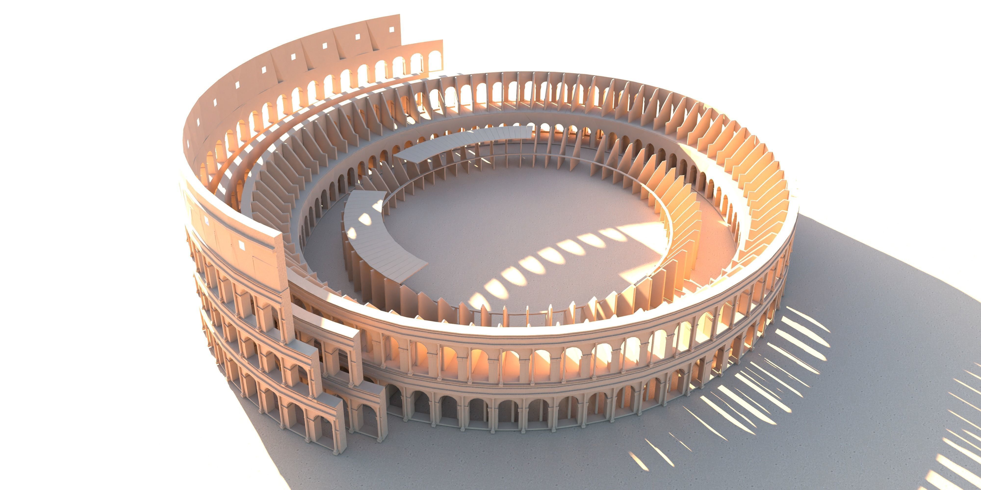 Coliseum 3D Model 3D model_2