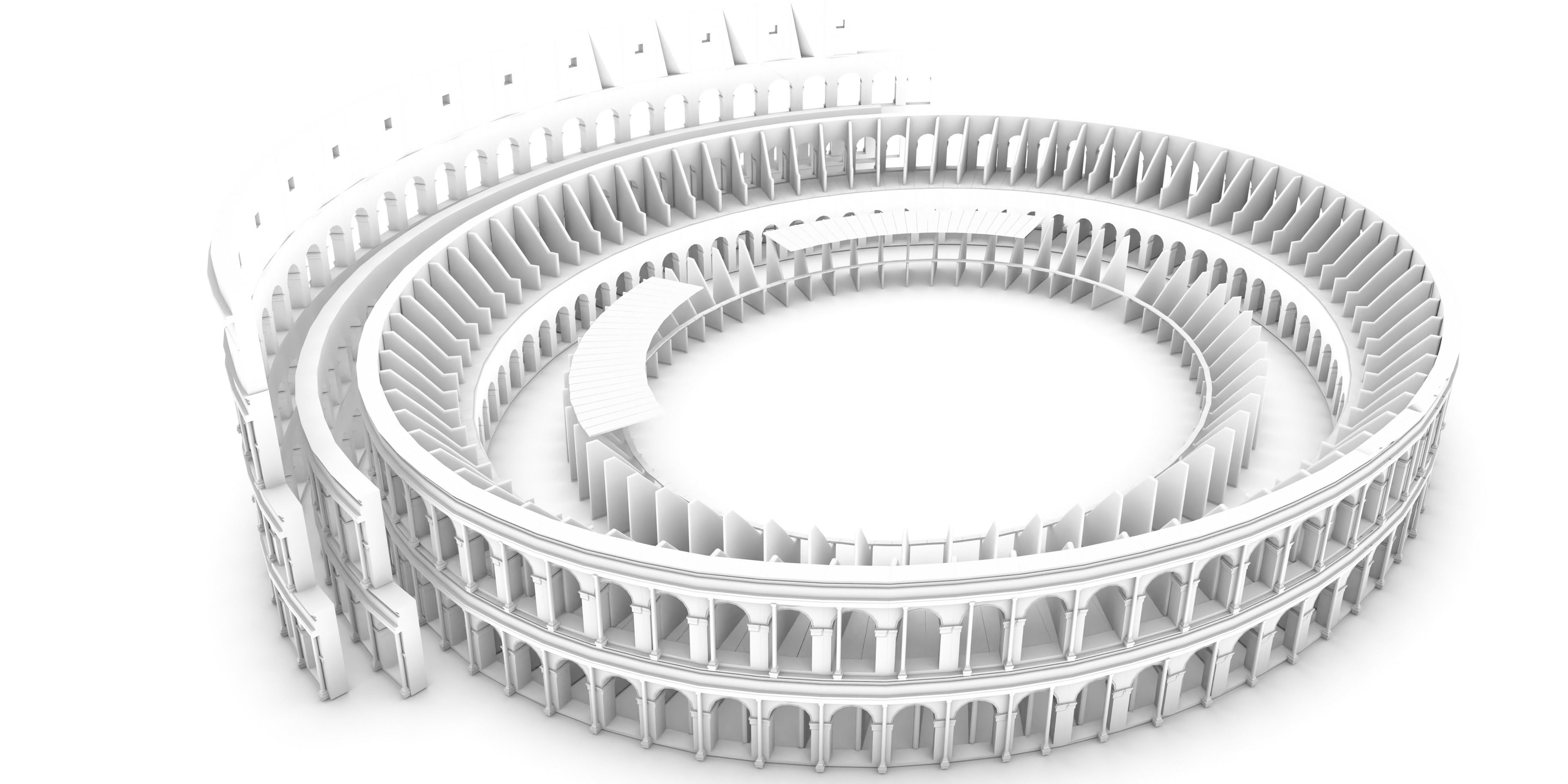 Coliseum 3D Model 3D model_21