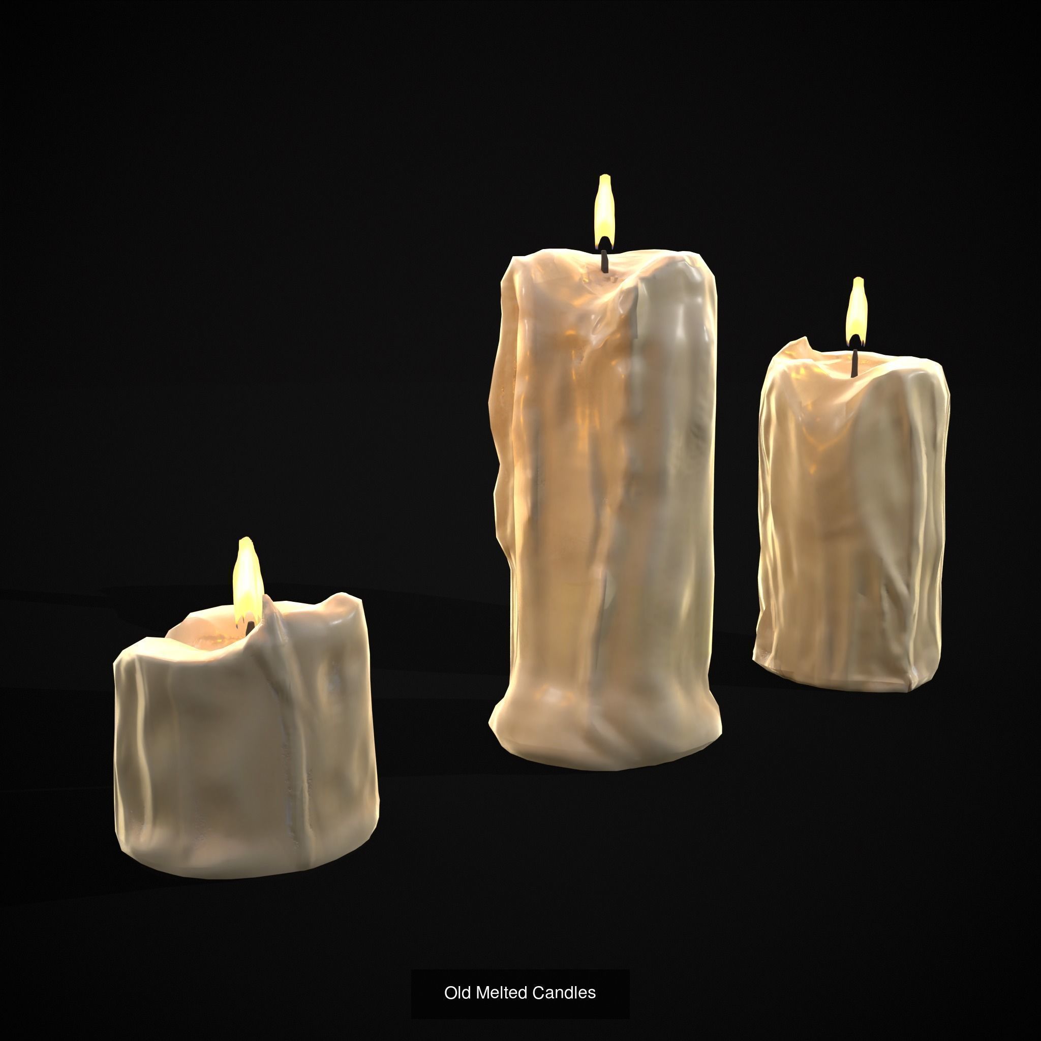 Medieval Lights Mix Six 3D Model Collection_10