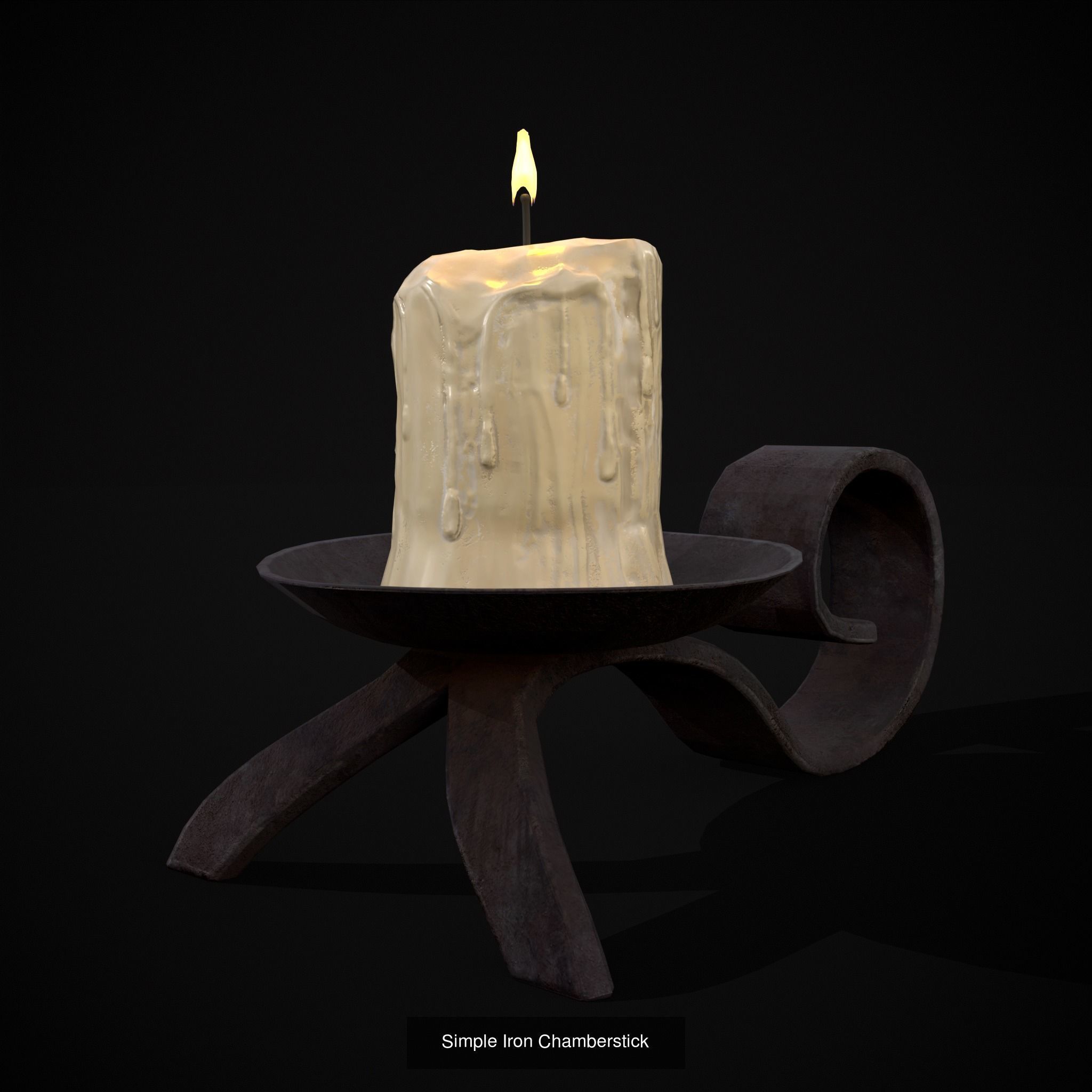 Medieval Lights Mix Six 3D Model Collection_9