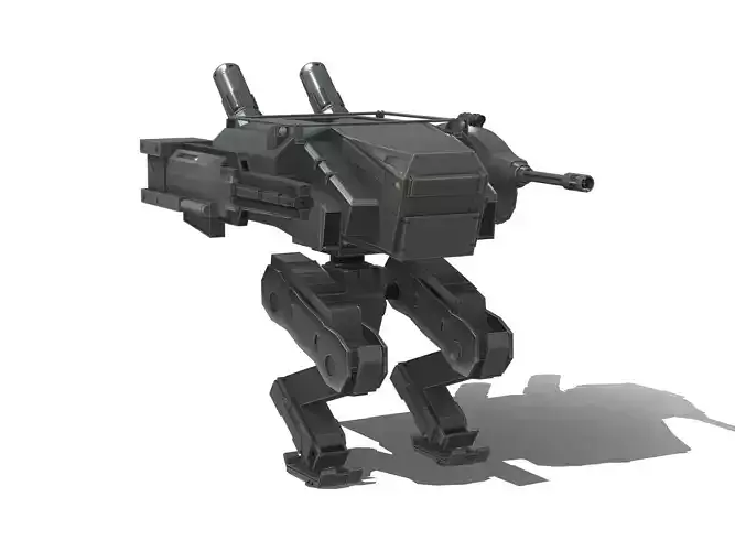 Mech Robot Low-poly 3D model