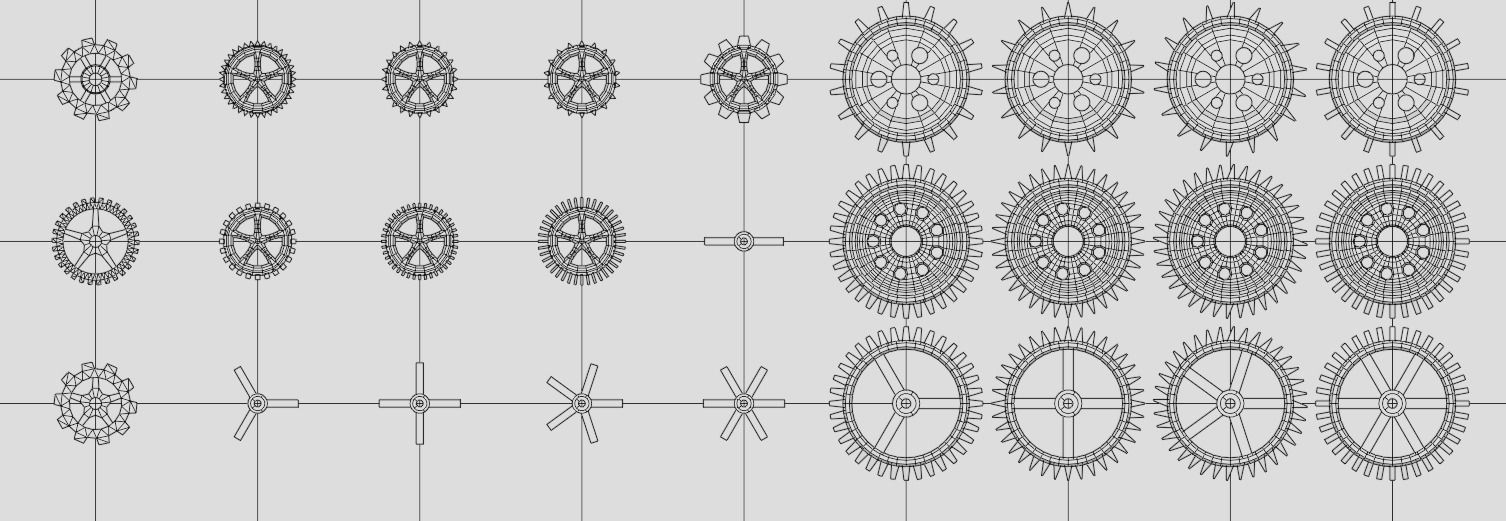 Gears kitbash V2 3D model_17