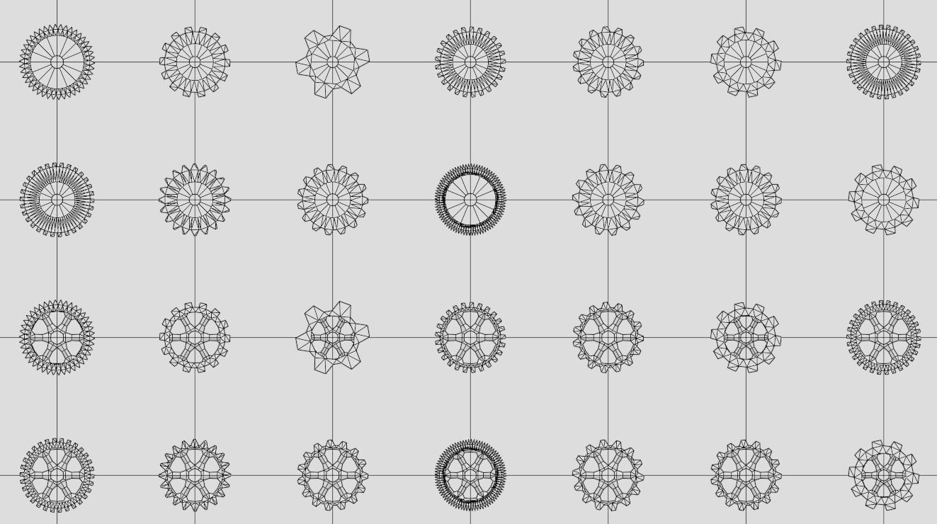 Gears kitbash V2 3D model_22