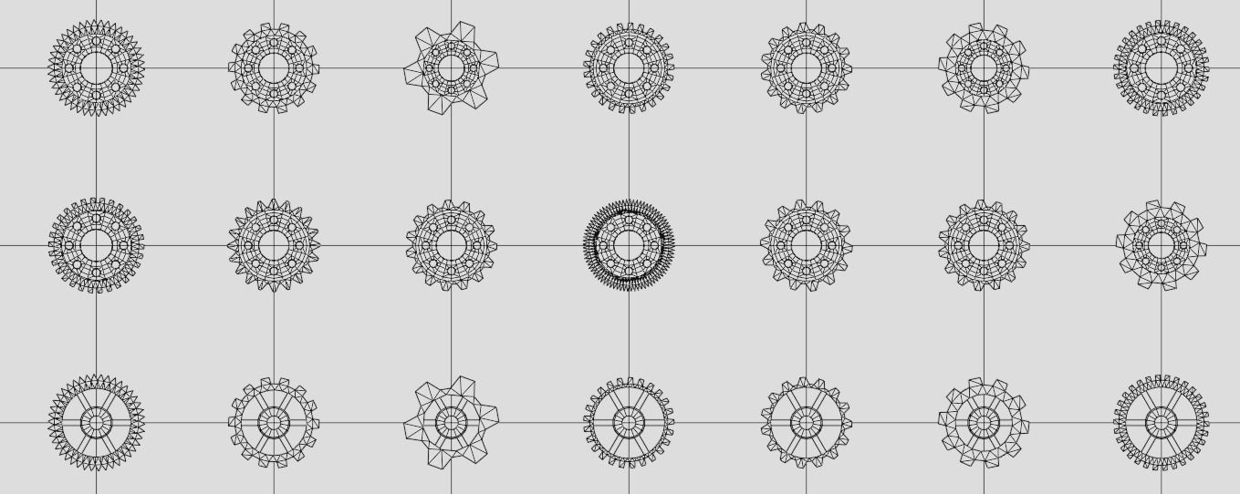 Gears kitbash V2 3D model_21