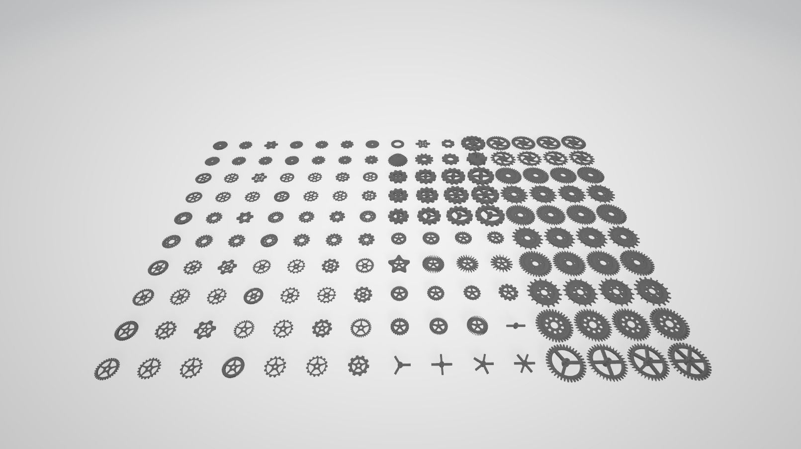 Gears kitbash V2 3D model_8