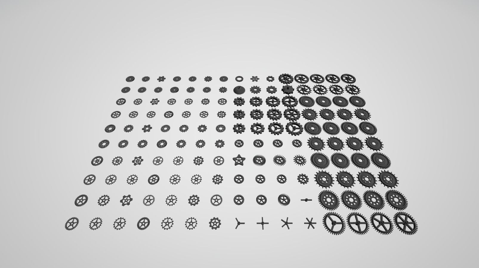 Gears kitbash V2 3D model_9