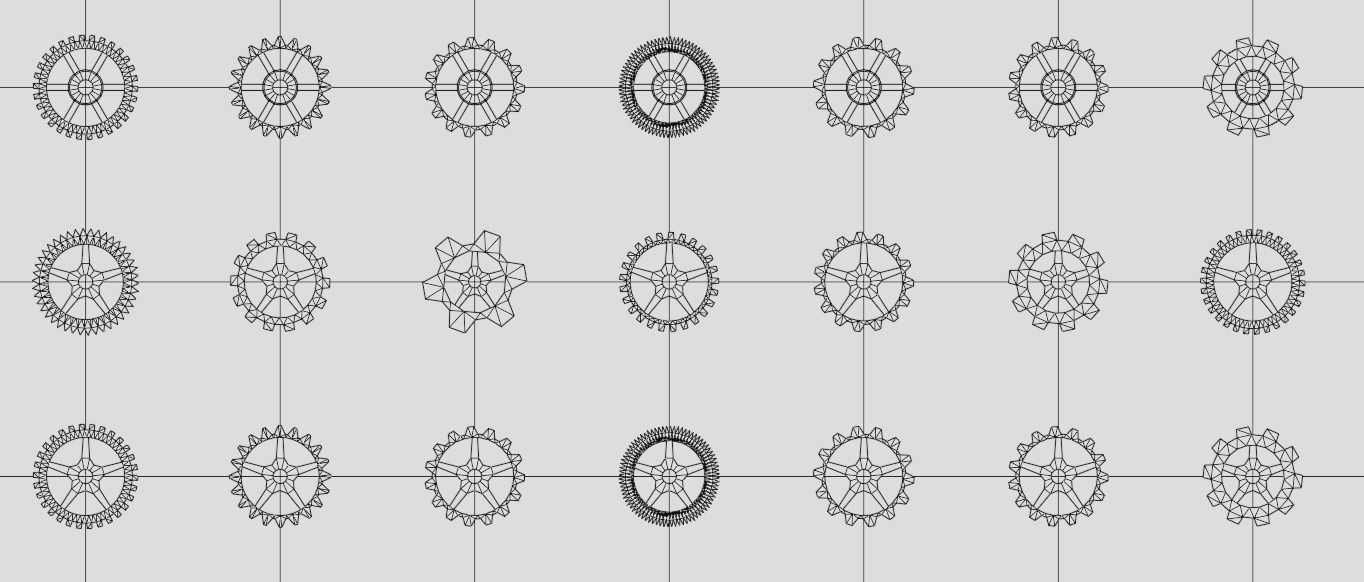 Gears kitbash V2 3D model_18