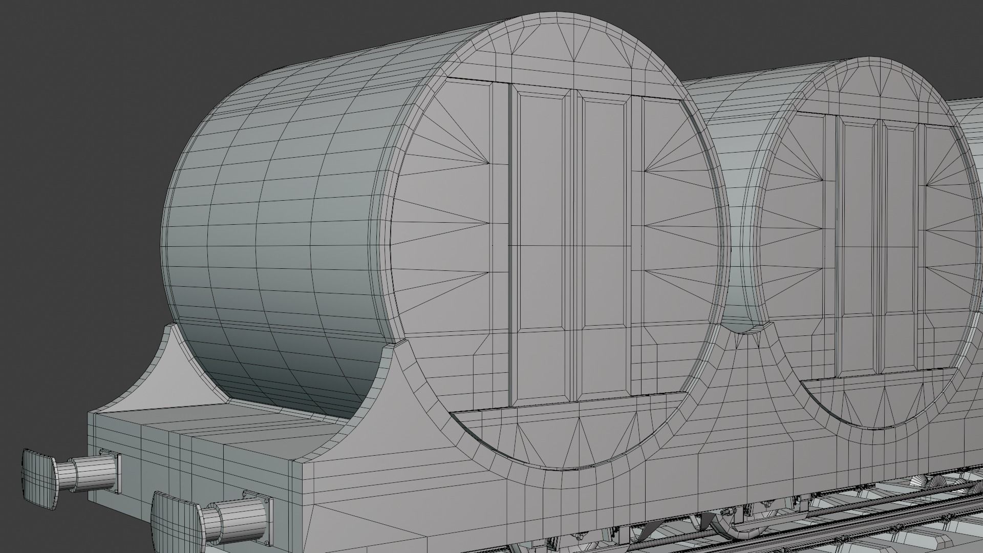 Funicular - mountain train 3D model_11