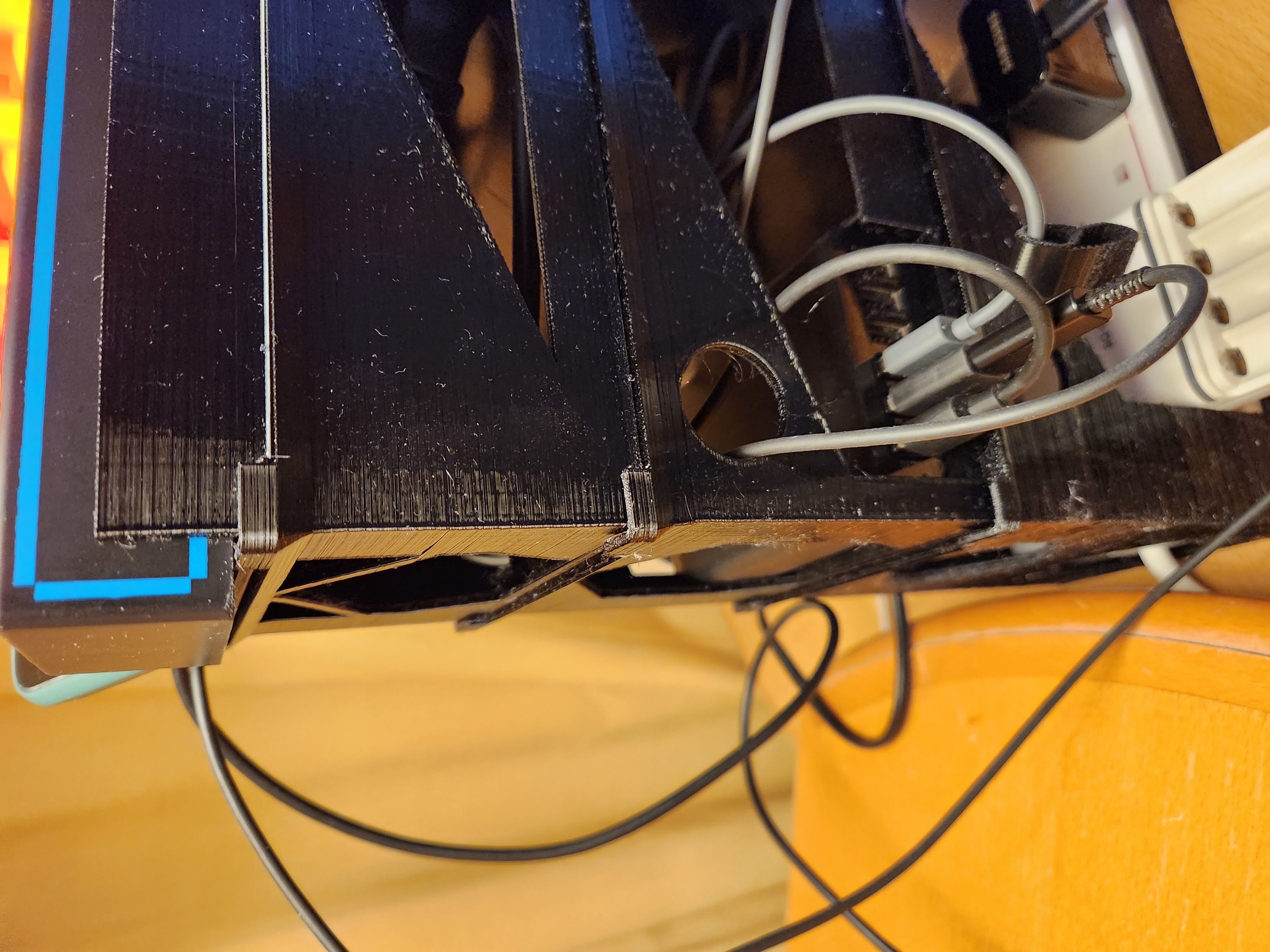 BED SIDE GADGET SHELF 3D print model_1