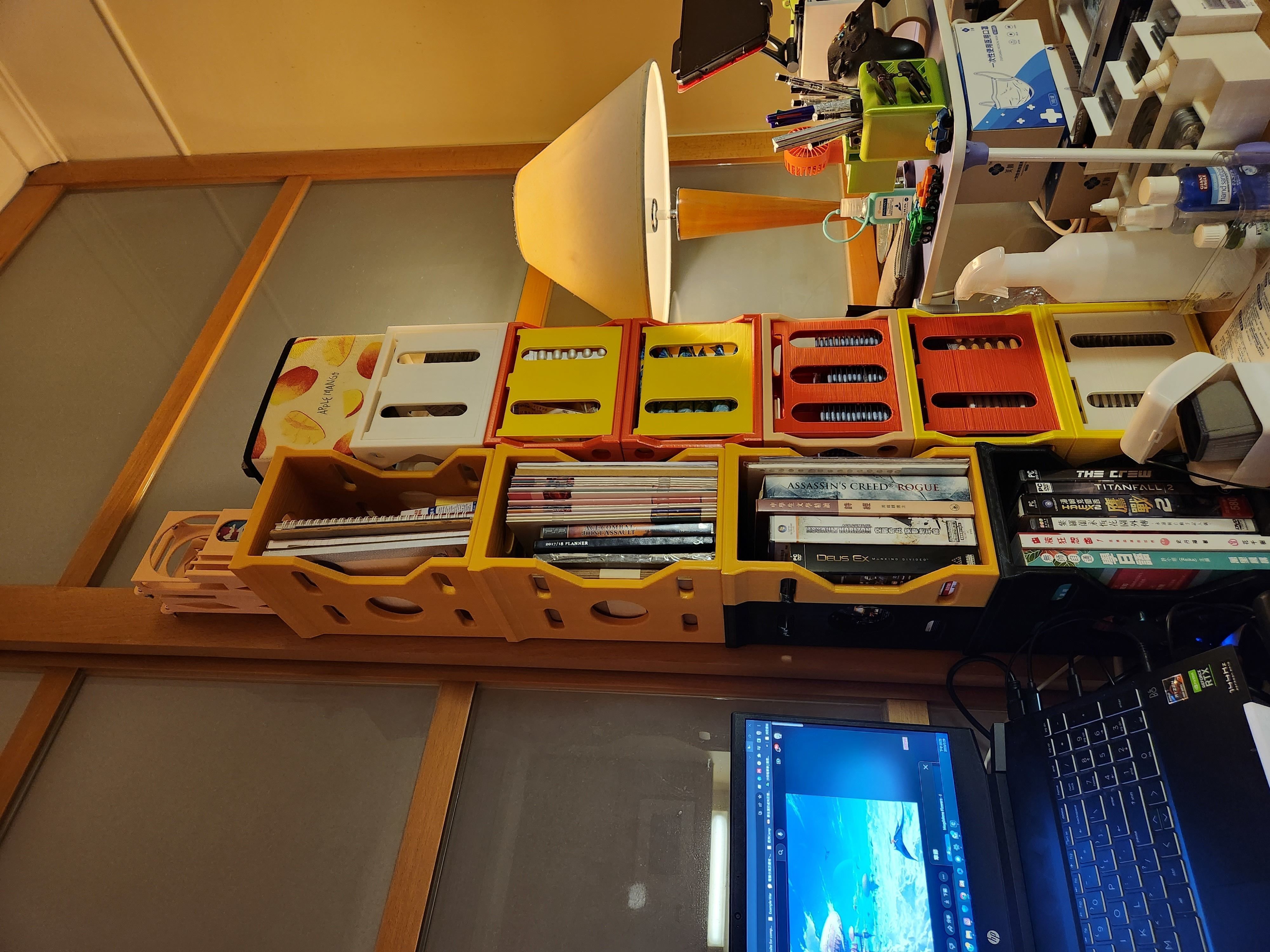 MODULAR BOOKSHELF DESIGN Free 3D print model_3