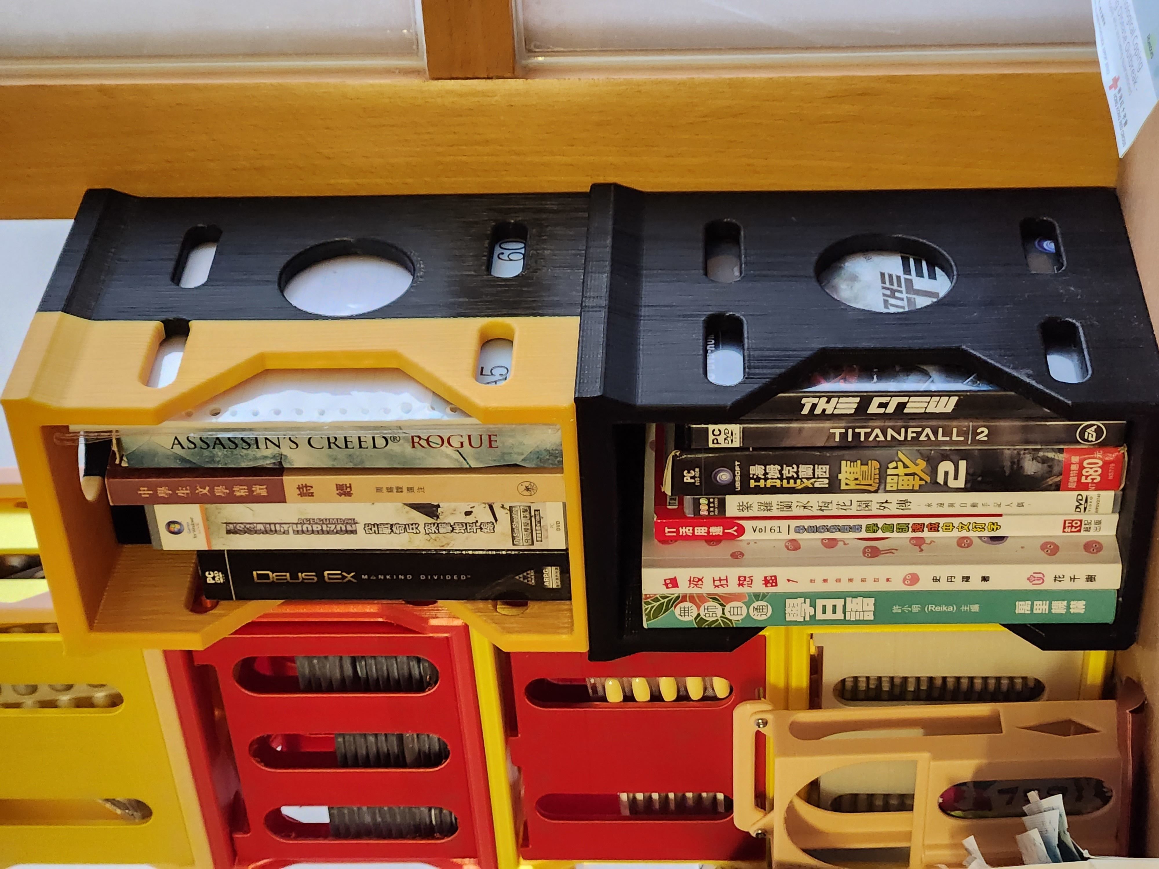 MODULAR BOOKSHELF DESIGN Free 3D print model_2