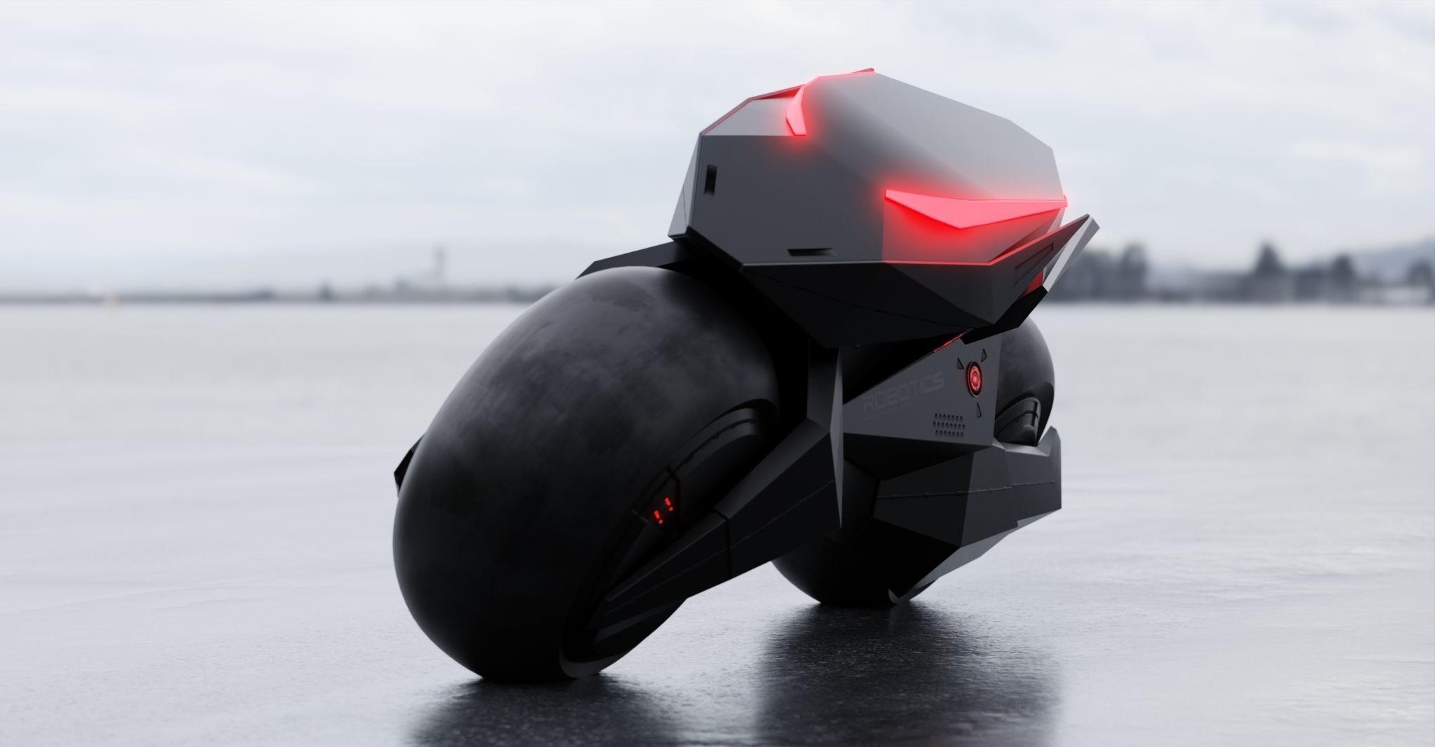 Motorcycle Robot 3D model_18