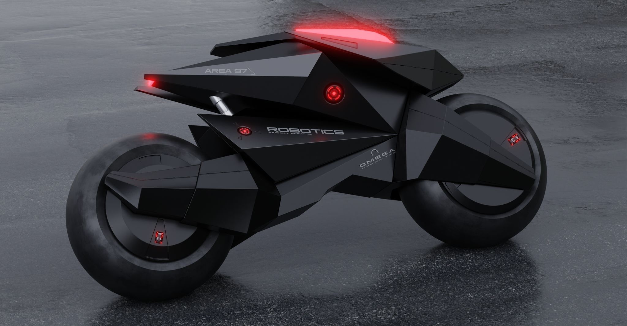 Motorcycle Robot 3D model_17