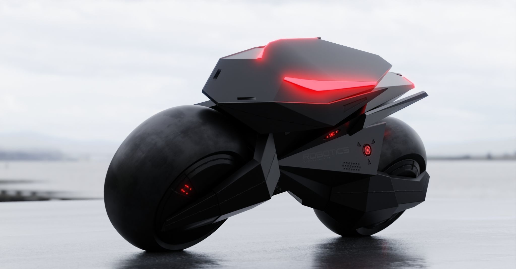 Motorcycle Robot 3D model_19