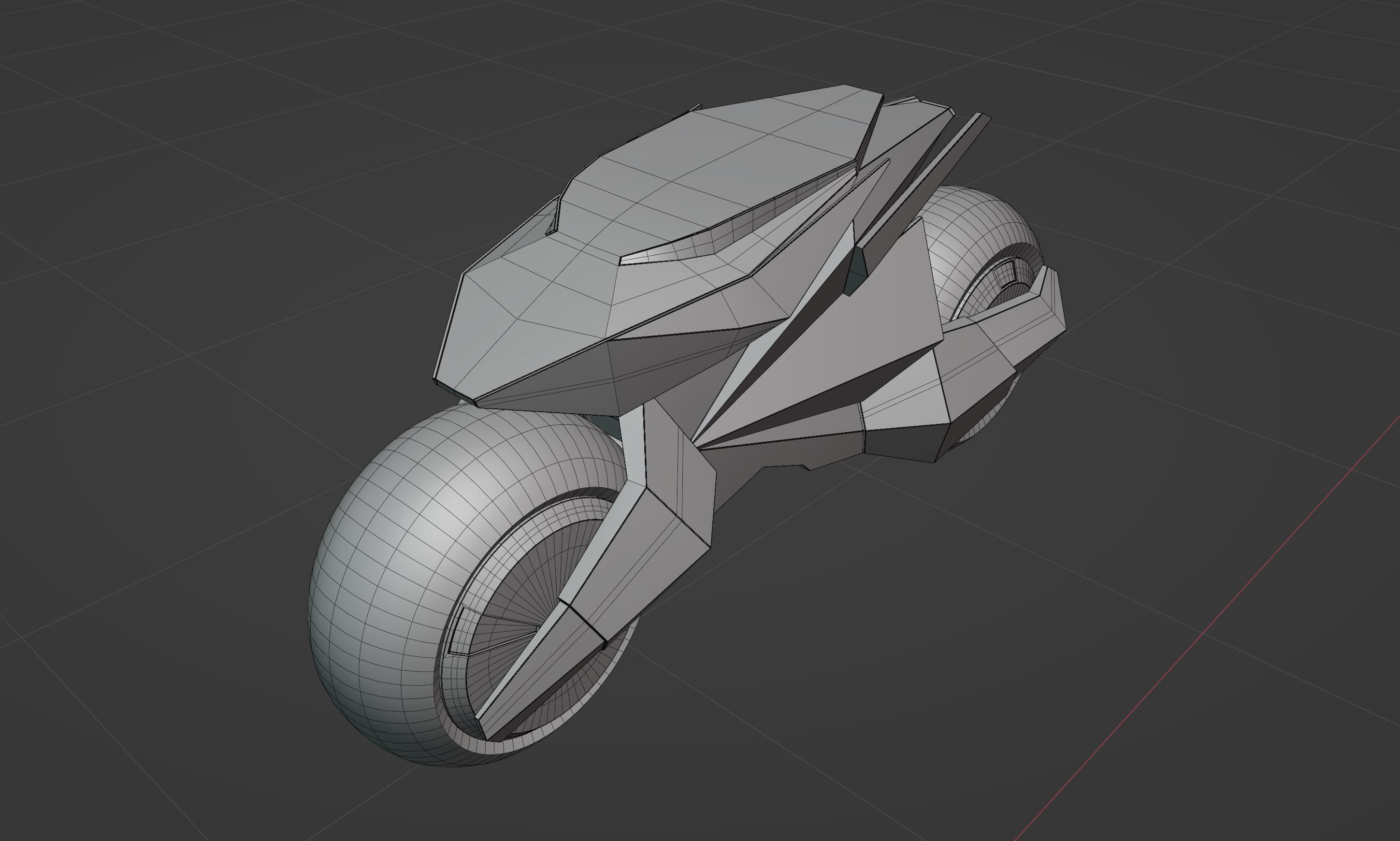 Motorcycle Robot 3D model_24