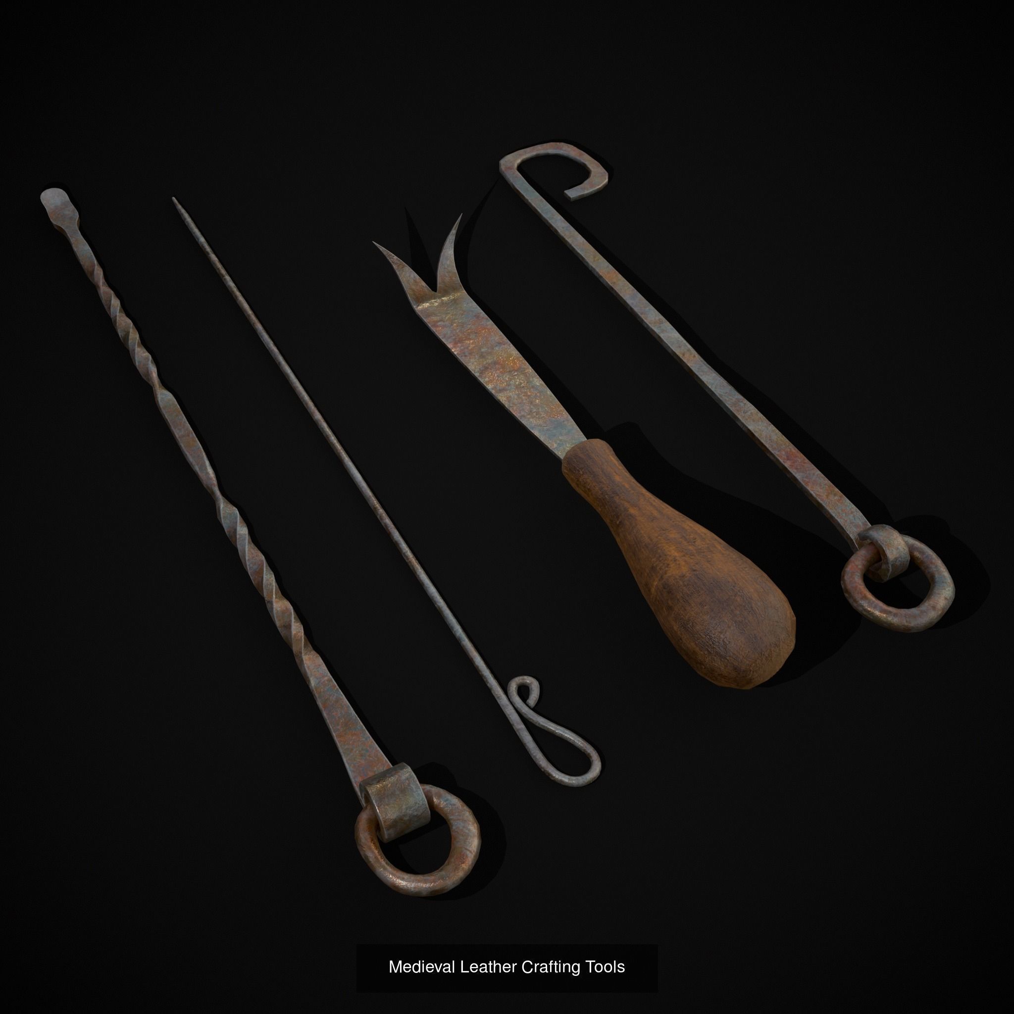 Medieval Prop Mix Fifty  3D Model Collection_17