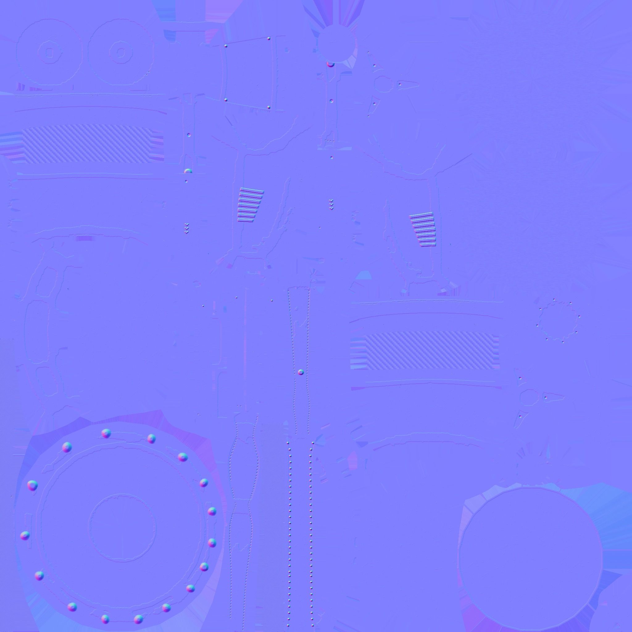 Robotic Arm A02 Bright Steel - Character Design SciFi Low-poly 3D model_22