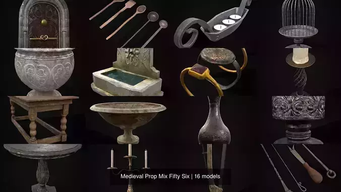 Medieval Prop Mix Fifty Six