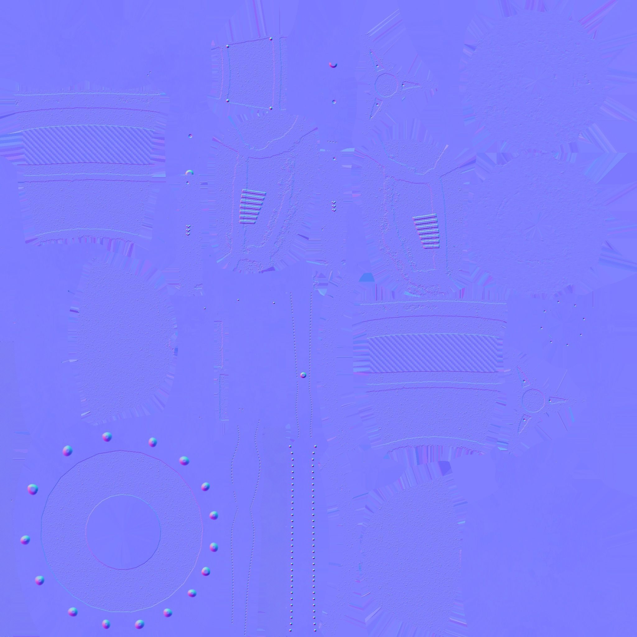 Robotic Arm A04 Red - Character Design SciFi Low-poly 3D model_22