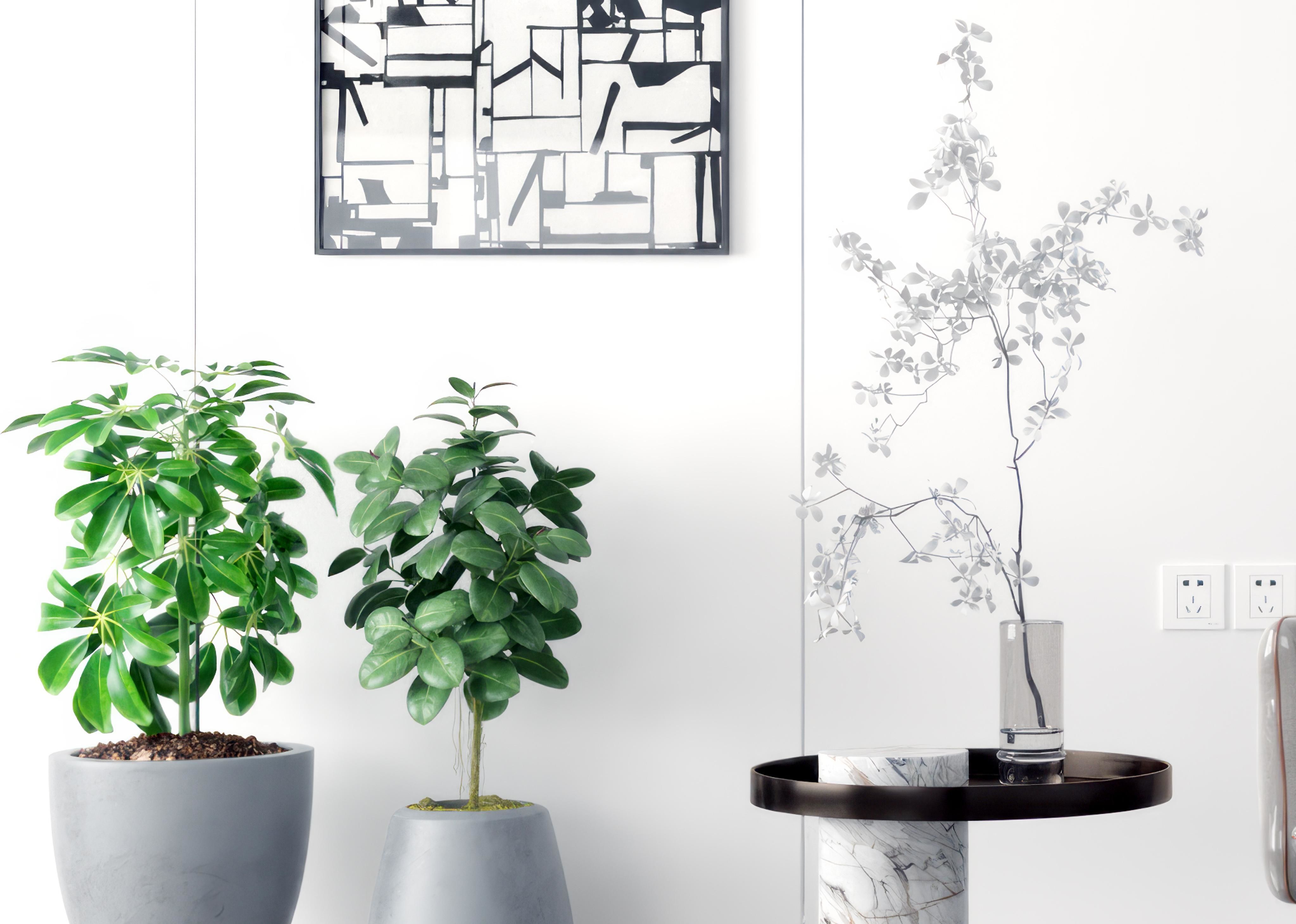 Modern leisure chair fabric 3D model_5