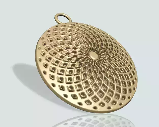 Torus Fade pendant 3D print model