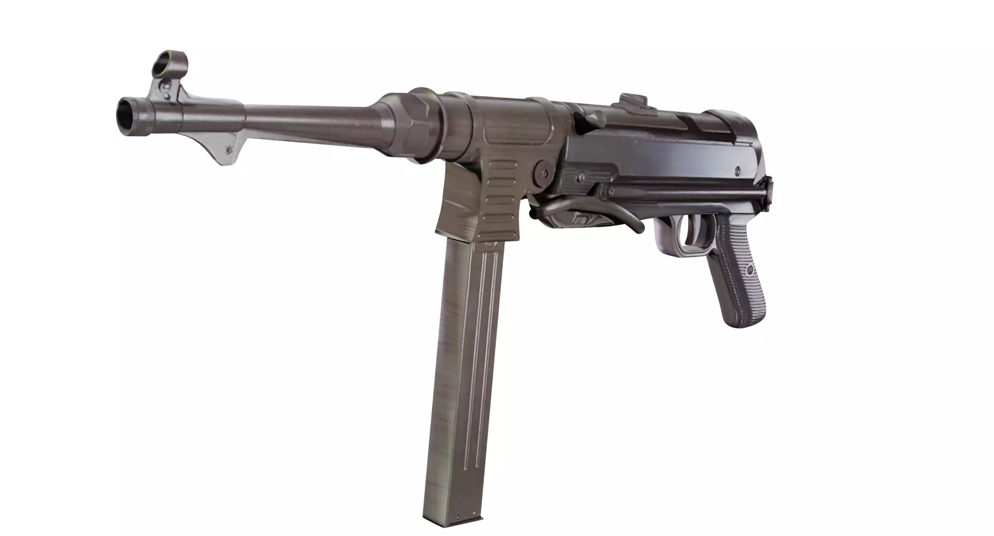 World War 2 German Gun MP40 3D model_0
