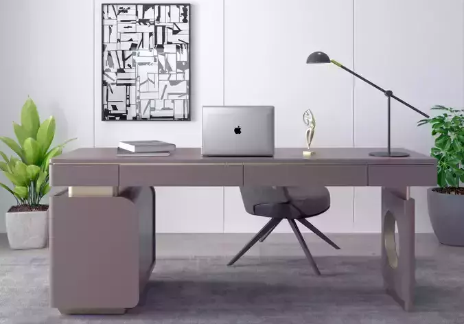 combination desk chair and Modern