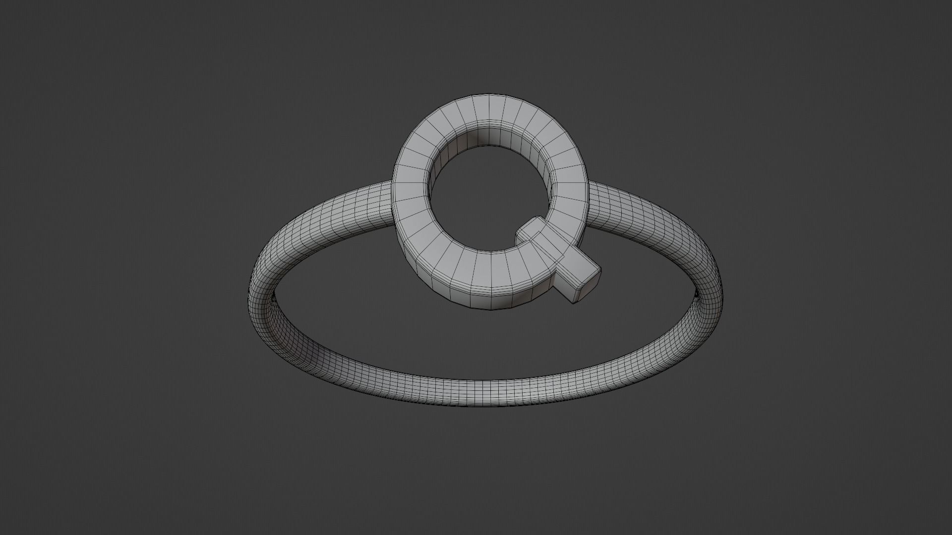 Alphabet Rings Q R S T 3D print model_5