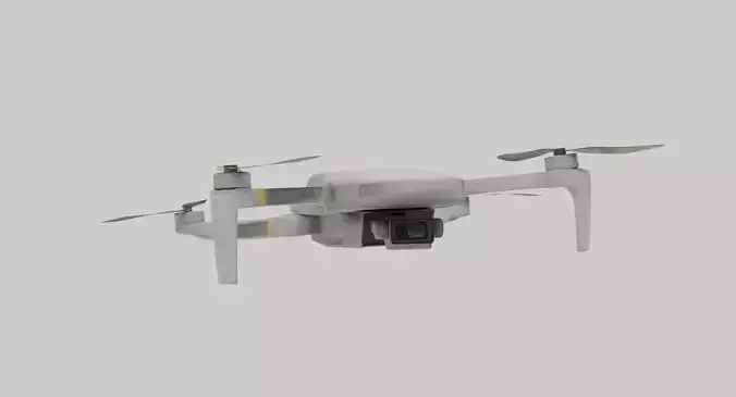 Low Poly Drone DJi Mavic mini Low-poly 3D model