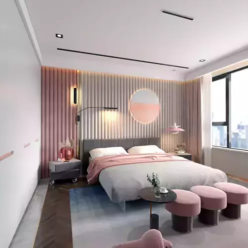 decoration Nordic bedroom villa Home