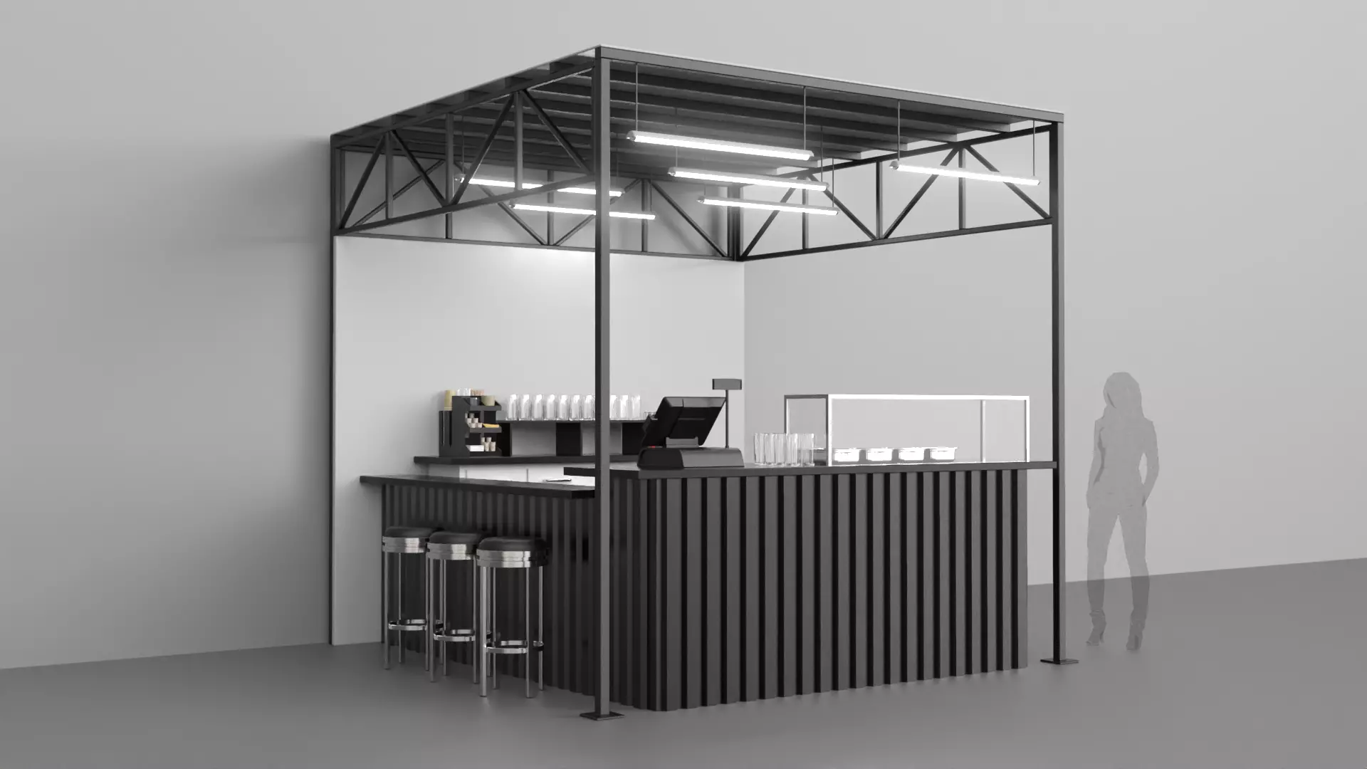 Stand Bar 2 3D model_0