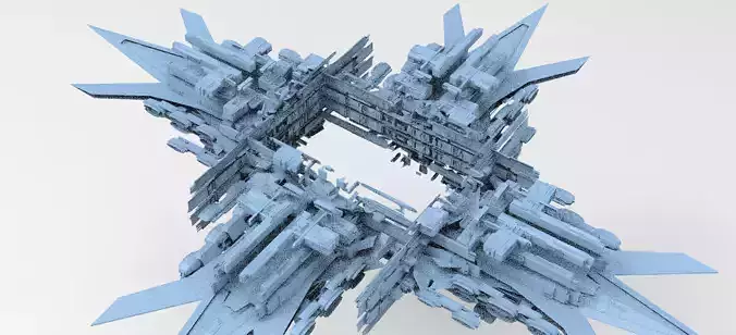 Machine City tower base 