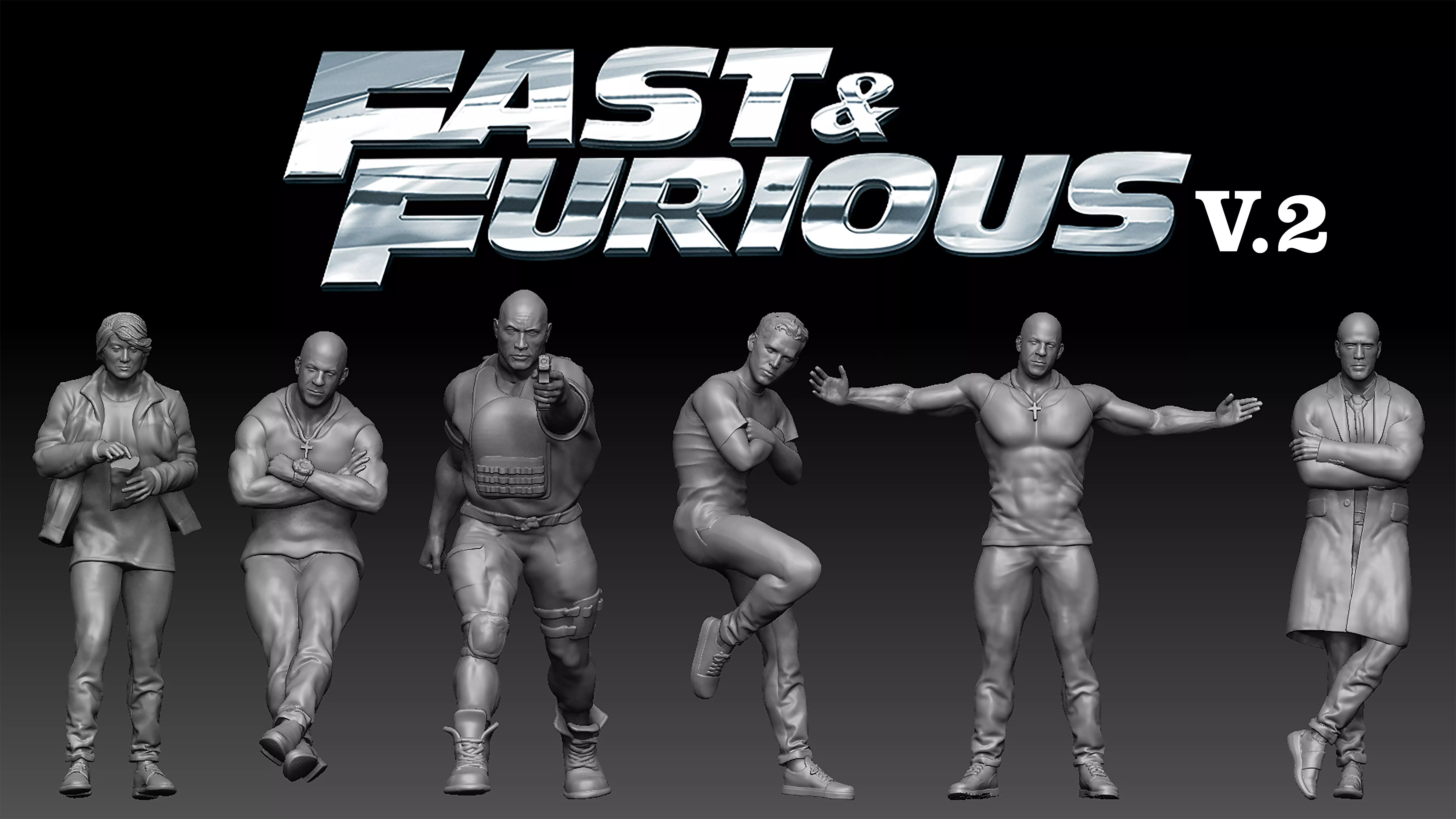fast furious set  3D print model_0