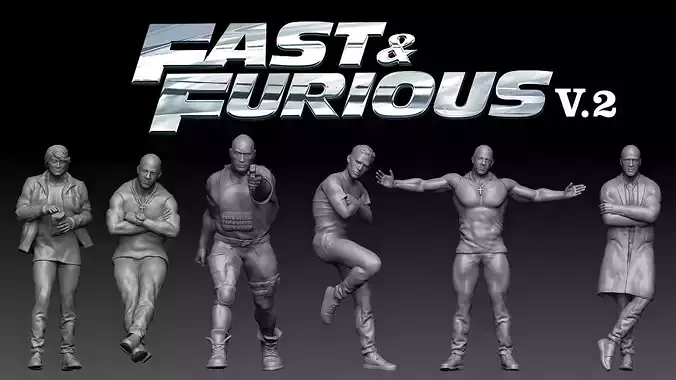 fast furious set  3D print model