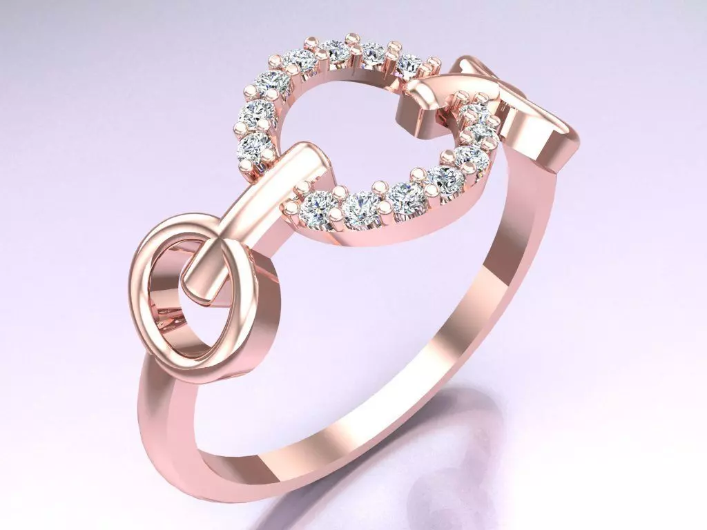 Diamond Ring  - N6626 3D print model_0